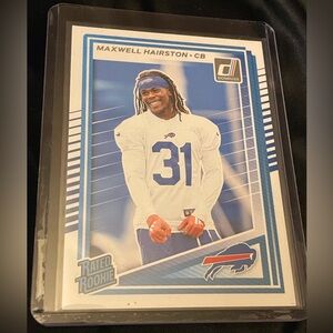 MAXWELL HAIRSTON 2025 PANINI DONRUSS RATED ROOKIE-BUFFALO BILLS